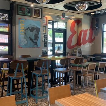 Raising Cane's Chicken Fingers - Dining room - Fast Food Near Me - Tulsa, Oklahoma Raising Cane's Chicken Fingers - Dining room - Fast Food Near Me - Tulsa, Oklahoma