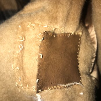 C&C Laundry and Cleaner - Coat shrunk. The leather tag shriveled so much it tore from the seams. Embossed writing illegible and shriveled. - Laundromat Near Me - Brooklyn, New York C&C Laundry and Cleaner - Coat shrunk. The leather tag shriveled so much it tore from the seams. Embossed writing illegible and shriveled. - Laundromat Near Me - Brooklyn, New York