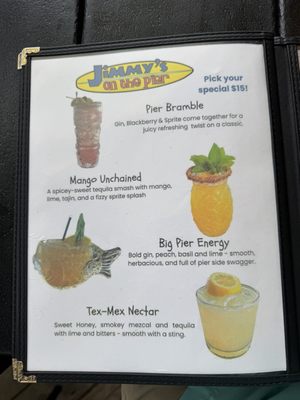 Menu photo 2 Jimmy's on the Pier Galveston, TX Menu photo 2 Jimmy's on the Pier Galveston, TX