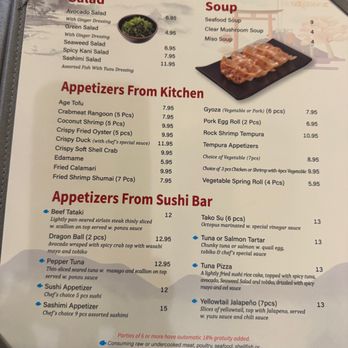 Kumi - menu - Sushi Bars Near Me - Waukesha, Wisconsin