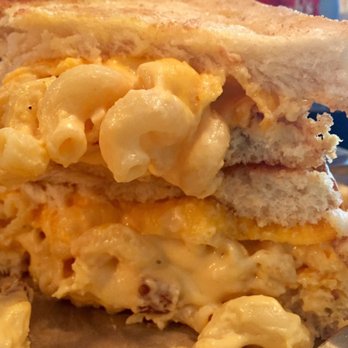 The Yard - The Mac Attack! Stuffed to the max with mac and cheese - New American Near Me - Pittsburgh, Pennsylvania The Yard - The Mac Attack! Stuffed to the max with mac and cheese - New American Near Me - Pittsburgh, Pennsylvania