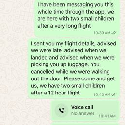 Correspondence with driver Correspondence with driver