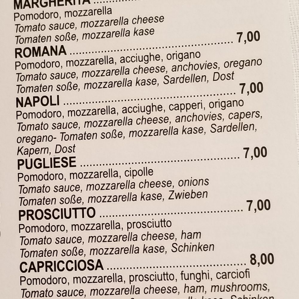 Hotel Duomo - Pizza Menu - Hotels Near Me - Cremona, CR
