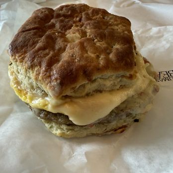 The Human Bean - Spicy Sausage, Pepper Jack Cheese & Egg Jalapeño Biscuit - Coffee & Tea Near Me - Callaway, Florida The Human Bean - Spicy Sausage, Pepper Jack Cheese & Egg Jalapeño Biscuit - Coffee & Tea Near Me - Callaway, Florida