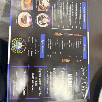 Ninas Kitchen - Menu with reasonable prices ! - Salvadoran Near Me - San Fernando Valley, California