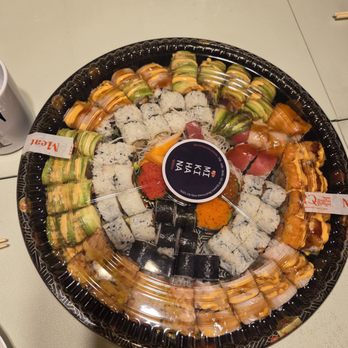 Mikihana Sushi - Supreme Party Tray packaged nicely - Sushi Bars Near Me - Forest Hills, New York Mikihana Sushi - Supreme Party Tray packaged nicely - Sushi Bars Near Me - Forest Hills, New York