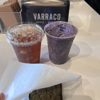 Varraco Coffee + Roasters - Varraco Iced Tea, Ube Latte and Pandan Bibinkga. - Coffee & Tea Near Me - Palm Desert, California Varraco Coffee + Roasters - Varraco Iced Tea, Ube Latte and Pandan Bibinkga. - Coffee & Tea Near Me - Palm Desert, California