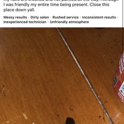 Foxy Nail 99 - The description of the experience Very rude and unprofessional. Overprices you, rushes you. And overall they need more practice.