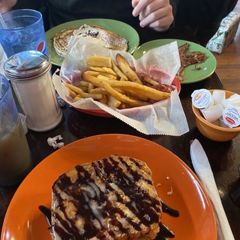 The Hungry Monkey - Churro Sweet Bread French Toast and French Fries - Breakfast & Brunch Near Me - Newport, Rhode Island