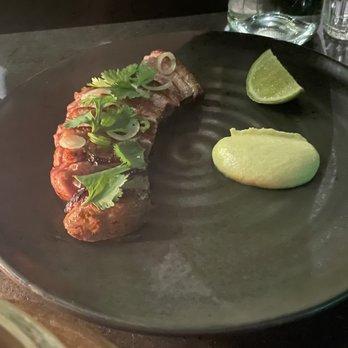 Damian - DUCK AL PASTOR - the duck is amazing but that pineapple butter really makes this dish - Mexican Near Me - Los Angeles, California Damian - DUCK AL PASTOR - the duck is amazing but that pineapple butter really makes this dish - Mexican Near Me - Los Angeles, California