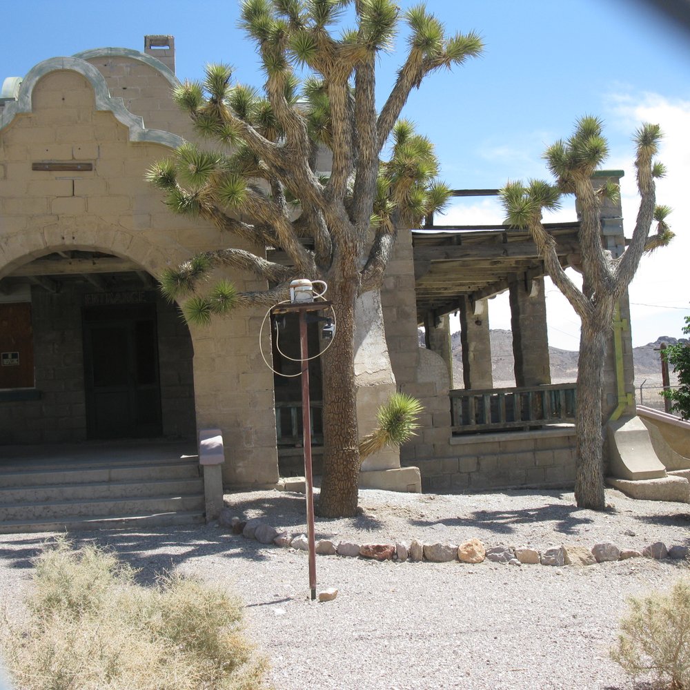 Rhyolite Ghost Town - 05.27.13 train depot became a casino and a bar called the Rhyolite Ghost Casino - Landmarks & Historical Buildings Near Me - Beatty, Nevada Rhyolite Ghost Town - 05.27.13 train depot became a casino and a bar called the Rhyolite Ghost Casino - Landmarks & Historical Buildings Near Me - Beatty, Nevada