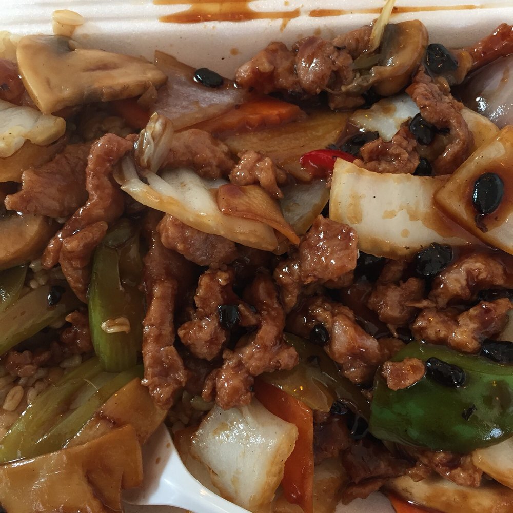 Double Dragon Restaurant - Beef with mushroom - Chinese Near Me - Union, New Jersey