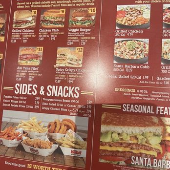 Habit Burger & Grill - Menu pg 2 - Salad Near Me - Hialeah, Florida Habit Burger & Grill - Menu pg 2 - Salad Near Me - Hialeah, Florida