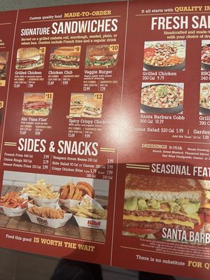 Menu photo 2 Habit Burger & Grill Hialeah, FL Menu photo 2 Habit Burger & Grill Hialeah, FL