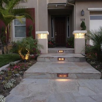 GroundWorx - a front yard with lights - Landscaping Near Me - Chula Vista, California GroundWorx - a front yard with lights - Landscaping Near Me - Chula Vista, California