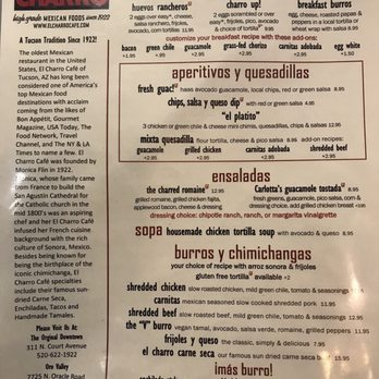 El Charro Cafe - Tacos Near Me - Tucson, Arizona