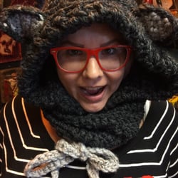 GlumDrop - Brenna in her wolf cowl