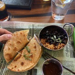 I thought the birria tacos were a bit on the dry side