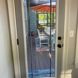 Sunroom Door_Tint came out great.