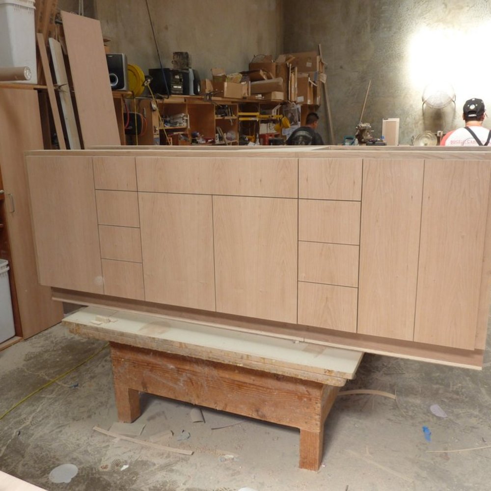 Boicelli Cabinets - My cabinet in the Boicelli shop! - Cabinetry Near Me - Redwood City, California