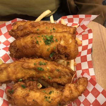 London Bar and Grill - 4 pieces of fish and a basket of fries and coleslaw. - Bars Near Me - Oakland, California London Bar and Grill - 4 pieces of fish and a basket of fries and coleslaw. - Bars Near Me - Oakland, California