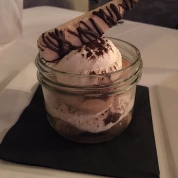 Steveston Seafood House - Mason jar creation $9, tiramisu tonight. Very good! - Seafood Near Me - Richmond, British Columbia