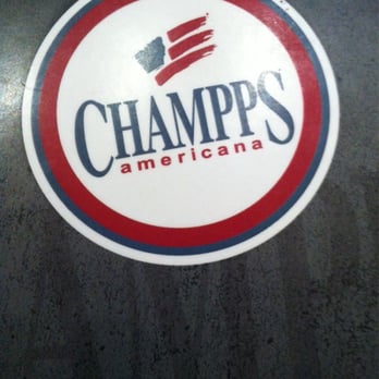 Champps Americana - a close up of a sticker - New American Near Me - Detroit, Michigan