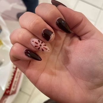 The One Nails Bar & Lash - 4 days later after I got my nails done the nail on my right hand broke when I was reaching into my pocket with no pressure at all. - Nail Salons Near Me - New Hyde Park, New York