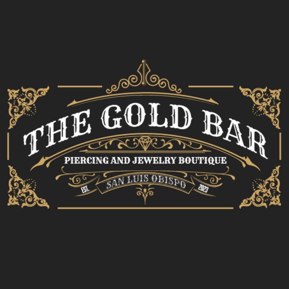The Gold Bar Piercing Logo