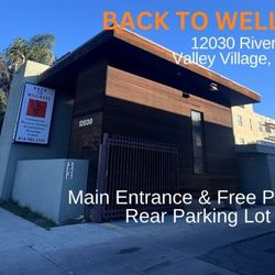 Back To Wellness - ADA parking space in the rear as well.