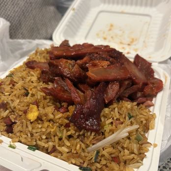 La Perlita - Boneless BBQ Ribs with pork fried rice - Chinese Near Me - Houston, Texas La Perlita - Boneless BBQ Ribs with pork fried rice - Chinese Near Me - Houston, Texas
