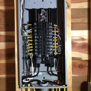 Gann Services - 200 amp electric service panel in a cedar cabin. - Appliances & Repair Near Me Gann Services - 200 amp electric service panel in a cedar cabin. - Appliances & Repair Near Me