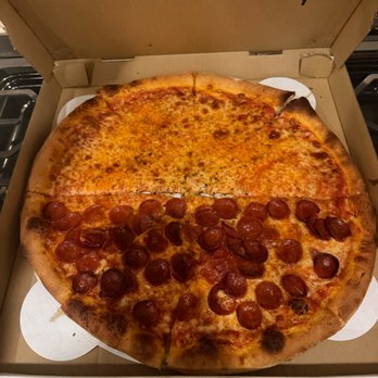 Weirdough’s Pizza - Half pepperoni, half cheese pizza - Pizza Near Me - Burbank, California Weirdough’s Pizza - Half pepperoni, half cheese pizza - Pizza Near Me - Burbank, California