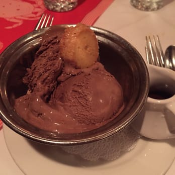 Shaw's Crab House - Choco ice cream, cookie, and hot fudge (comes on the side always). - Seafood Near Me - Chicago, Illinois Shaw's Crab House - Choco ice cream, cookie, and hot fudge (comes on the side always). - Seafood Near Me - Chicago, Illinois