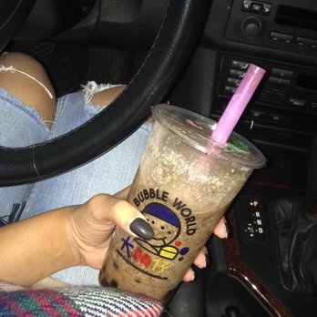 Bubble World - Oreo bubble tea with pearls - Taiwanese Near Me - Surrey, British Columbia
