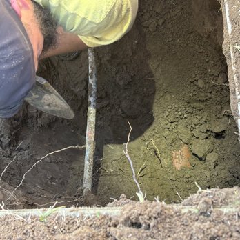 Alpha And Omega Plumbing - Old cast iron water line and old sewage drain - Plumbing Near Me - Riverside, California Alpha And Omega Plumbing - Old cast iron water line and old sewage drain - Plumbing Near Me - Riverside, California