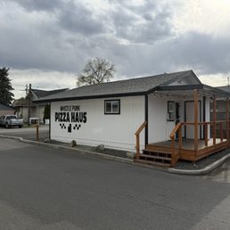 Exterior outside entrance of Whistle Punk Brewing - Millwood, Washington Exterior outside entrance of Whistle Punk Brewing - Millwood, Washington