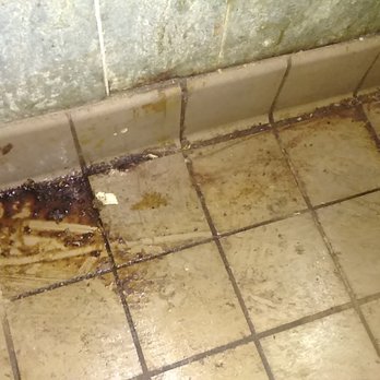 Crossroads Bowling Center - Cooler floor with old sauces, and goo - Bowling Near Me - Beaumont, Texas