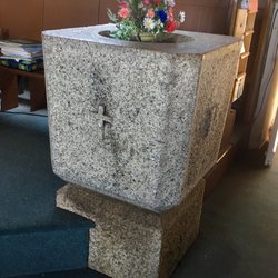 Church of St Agnes - Font, St Agnes
