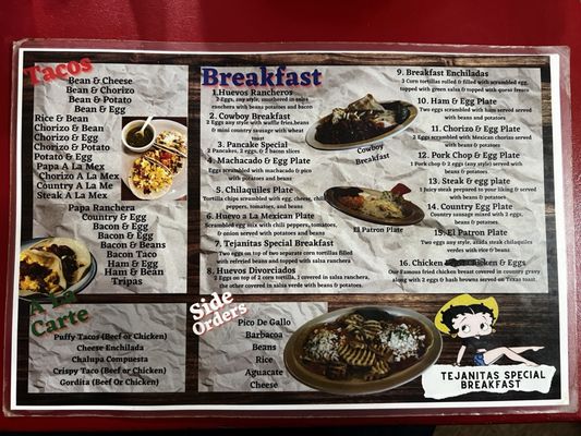 Menu photo 2 Tejanitas Mexican Restaurant San Antonio, TX Menu photo 2 Tejanitas Mexican Restaurant San Antonio, TX