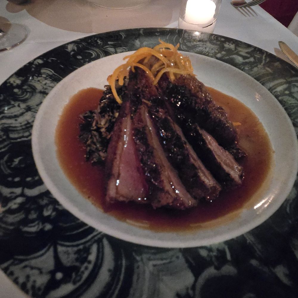 Chez Josephine - Duck L'orange - French Near Me - New York, New York