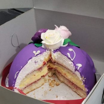 Lavender Bakery & Cafe' - The cake was very good even though the presentation was sloppy. - Cafes Near Me - Berkeley, California