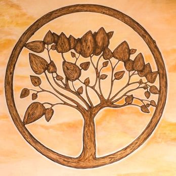 Simmage Designs - Tree of Life, large indoor mural, yoga studio, Lake Tahoe. - Commissioned Artists Near Me Simmage Designs - Tree of Life, large indoor mural, yoga studio, Lake Tahoe. - Commissioned Artists Near Me