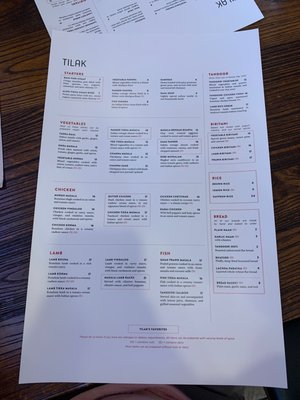 Menu photo 6 Tilak San Francisco, CA