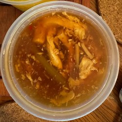 Hot and sour soup.