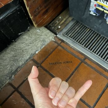 Tamashiro Market - Old time employees had their names etched into the tiles. "Hey, I know Braxton!" - Grocery Near Me - Honolulu, Hawaii Tamashiro Market - Old time employees had their names etched into the tiles. "Hey, I know Braxton!" - Grocery Near Me - Honolulu, Hawaii