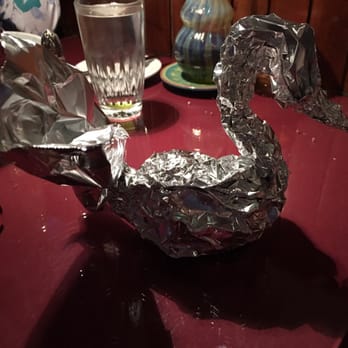 Cafe Roka - The left over chicken cannellini went home in belly of the foil duck.  What a cute idea - New American Near Me - Bisbee, Arizona