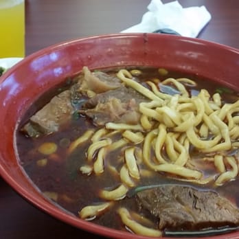 Corner Beef Noodle House - Half meat and half tendon beef stew noodle - Taiwanese Near Me - El Monte, California Corner Beef Noodle House - Half meat and half tendon beef stew noodle - Taiwanese Near Me - El Monte, California