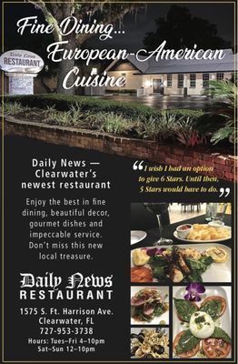 Menu photo 5 Daily News Restaurant Clearwater, FL Menu photo 5 Daily News Restaurant Clearwater, FL