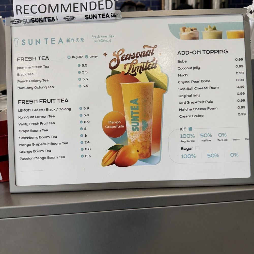 SunTea - Menu - Bubble Tea Near Me - Montebello, California SunTea - Menu - Bubble Tea Near Me - Montebello, California